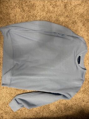 Abercrombie & Fitch Men’s Blue Embroidered Crewneck Sweater